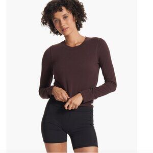 NWT Vuori Women's Long-Sleeve Coast Crop Crew